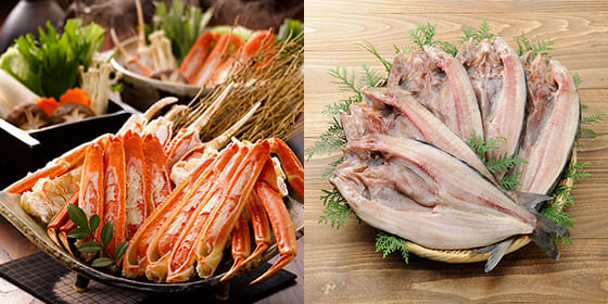 海鮮はこちら