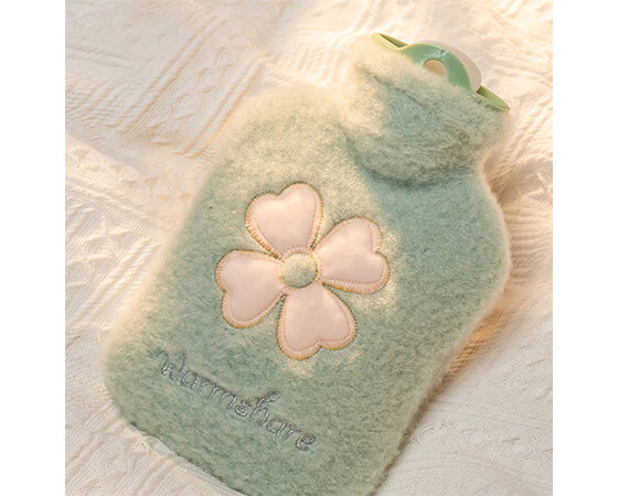 プレミアムな水・もの・暮らし |湯たんぽ カバー付き ミント(ミント