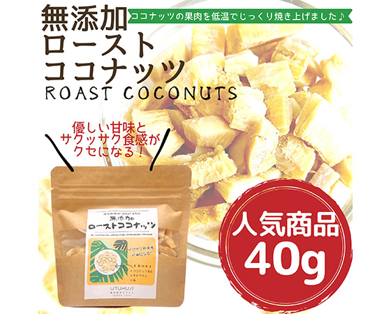 プレミアムな水・もの・暮らし |無添加ローストココナッツ40g(40g
