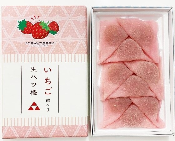 【いちご】タクヤ生写真 プレミアムな水・もの・暮らし |東山いちご餡入り生八ツ橋 9個入り